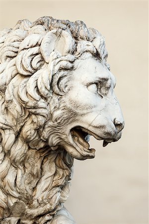 simsearch:400-05716374,k - An image of the Lion Sculpture at Palazzo Vecchio in Florence Stock Photo - Budget Royalty-Free & Subscription, Code: 400-07255285