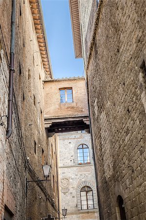 simsearch:400-07257534,k - An image of typical houses in Siena Italy Stock Photo - Budget Royalty-Free & Subscription, Code: 400-07257537