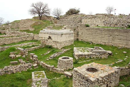 empire theatre - Ruins of ancient troy city, Canakkale (Dardanelles) / Turkey Stock Photo - Budget Royalty-Free & Subscription, Code: 400-07263683