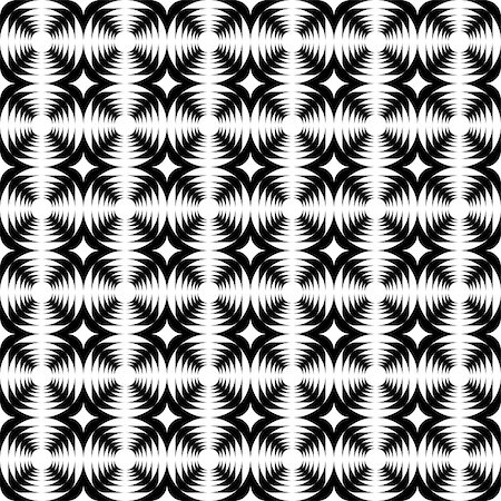 simsearch:400-07551724,k - Design seamless monochrome abstract cross pattern. Vector art Photographie de stock - Aubaine LD & Abonnement, Code: 400-07277250