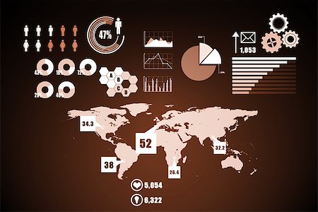 simsearch:400-07346325,k - Futuristic technology interface Foto de stock - Super Valor sin royalties y Suscripción, Código: 400-07271782