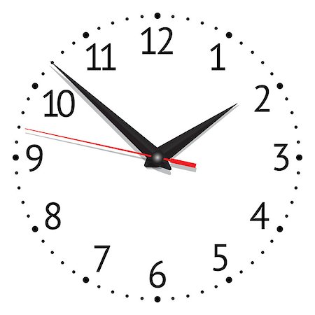 simsearch:400-07977470,k - clock. vector illustration Stock Photo - Budget Royalty-Free & Subscription, Code: 400-07272633