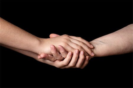 photograph old young hand - granddaughter and grandmother holding hands, support theme Stock Photo - Budget Royalty-Free & Subscription, Code: 400-07294757