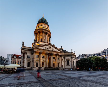 simsearch:400-07309915,k - German Cathedral on Gendarmenmarkt Square in the Evening, Berlin, Germany Stock Photo - Budget Royalty-Free & Subscription, Code: 400-07294870