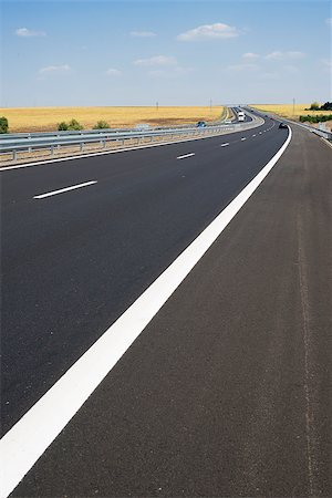 simsearch:400-05112302,k - New Highway road. White line and blue sky Stock Photo - Budget Royalty-Free & Subscription, Code: 400-07292748