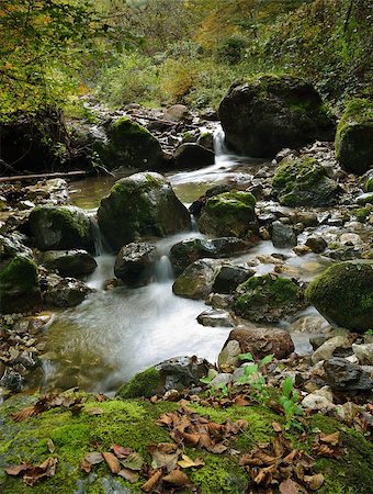 simsearch:400-05722881,k - View on the small river between stones in forest Stock Photo - Budget Royalty-Free & Subscription, Code: 400-07306253