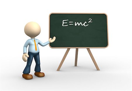 simsearch:400-04917346,k - 3d people - man, person and blackboard with written einstein's theory. Stock Photo - Budget Royalty-Free & Subscription, Code: 400-07314661