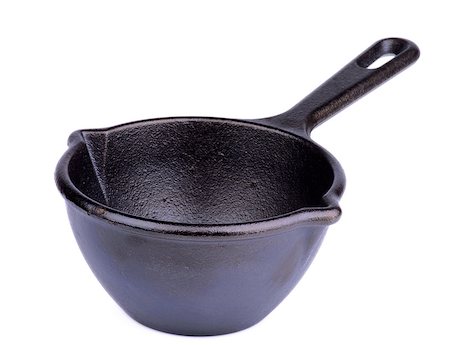 polymer - Black Cast-iron Stewpot isolated on white background Stock Photo - Budget Royalty-Free & Subscription, Code: 400-07316429