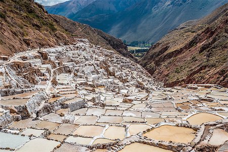 simsearch:862-06677365,k - Maras salt mines in the peruvian Andes at Cuzco Peru Stock Photo - Budget Royalty-Free & Subscription, Code: 400-07317748