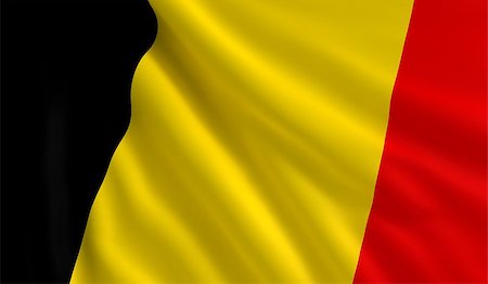 simsearch:400-06086537,k - A flag of Belgium in the wind Stock Photo - Budget Royalty-Free & Subscription, Code: 400-07318133