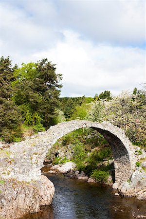 simsearch:400-05724401,k - Old Packhorse bridge, Carrbridge, Highlands, Scotland Stock Photo - Budget Royalty-Free & Subscription, Code: 400-07312508
