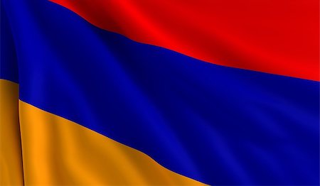 simsearch:400-06389956,k - A flag of Armenia in the wind Photographie de stock - Aubaine LD & Abonnement, Code: 400-07313159