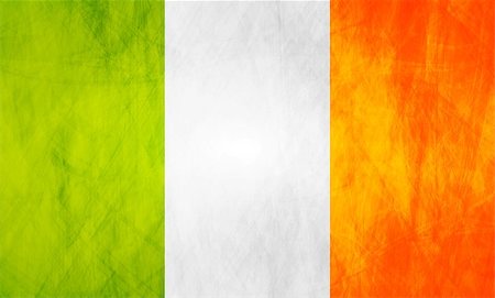 simsearch:400-06870171,k - Irish grunge flag Photographie de stock - Aubaine LD & Abonnement, Code: 400-07329723