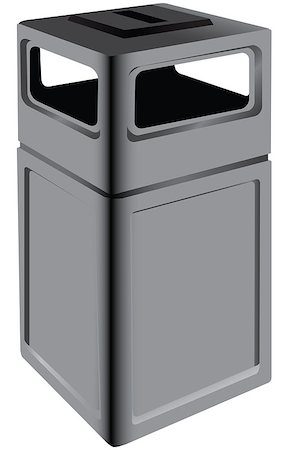 simsearch:400-07050071,k - Trash to be installed in public places. Vector illustration. Stock Photo - Budget Royalty-Free & Subscription, Code: 400-07323041