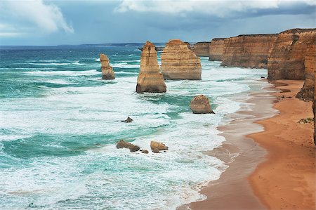 disciple - The Twelve Apostles in the rain, along the Great Ocean Road, Australia Stock Photo - Budget Royalty-Free & Subscription, Code: 400-07330172