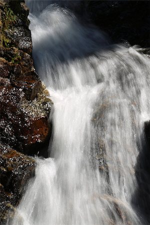 beautiful waterfall in the mountains on an exotic island Stock Photo - Budget Royalty-Free & Subscription, Code: 400-07332567