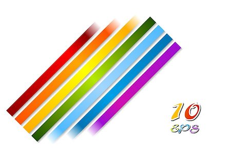 simsearch:400-04875332,k - Bright rainbow stripes vector background Photographie de stock - Aubaine LD & Abonnement, Code: 400-07332895