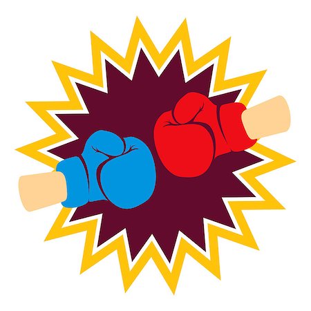 enemy - Boxing gloves Stock Photo - Budget Royalty-Free & Subscription, Code: 400-07406116