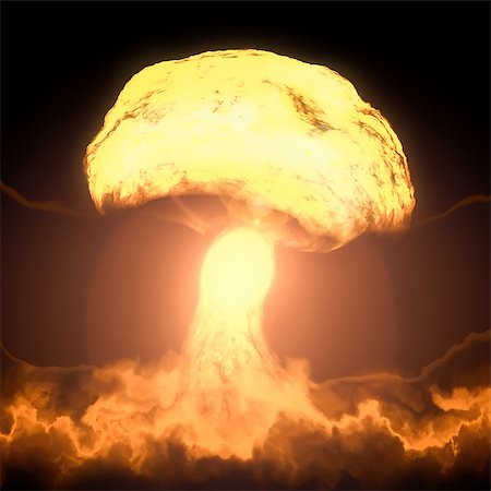 An image of a nuclear bomb explosion Stock Photo - Budget Royalty-Free & Subscription, Code: 400-07414300