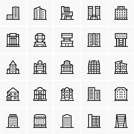 denis_barbulat (artist) - Set of Civil buildings Stock Photo - Budget Royalty-Free & Subscription, Code: 400-07417754