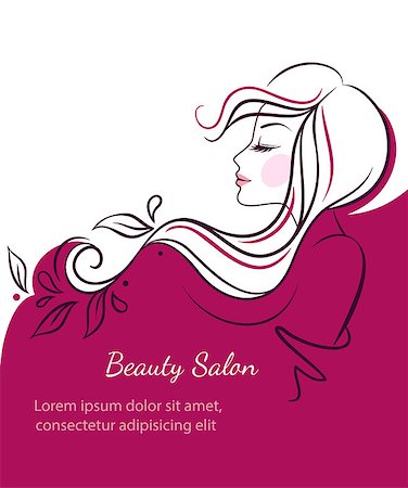 Vector illustration of Beautiful woman Stock Photo - Budget Royalty-Free & Subscription, Code: 400-07413957