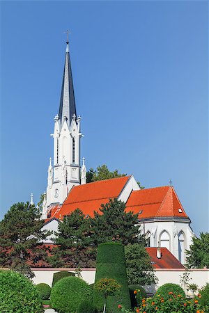 Church Maria Hietzing near Schonbrunn gardens in Vienna, Austria Stock Photo - Budget Royalty-Free & Subscription, Code: 400-07424904