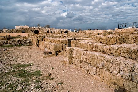simsearch:400-06642892,k - Ruins of roman period in caesarea, Israel Stock Photo - Budget Royalty-Free & Subscription, Code: 400-07428434