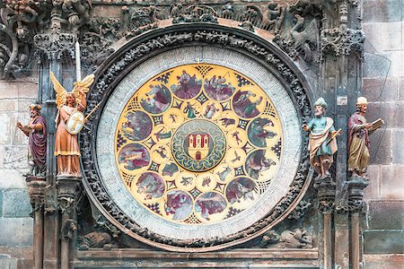 The Prague astronomical clock, or Prague orloj, is a medieval astronomical clock. Czech Republic Stock Photo - Budget Royalty-Free & Subscription, Code: 400-07420234