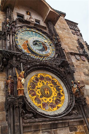 The Prague astronomical clock, or Prague orloj, is a medieval astronomical clock. Czech Republic Stock Photo - Budget Royalty-Free & Subscription, Code: 400-07420235