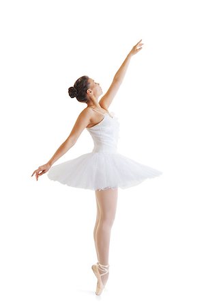simsearch:400-04255721,k - beautiful ballerina in classical tutu on a white background Stock Photo - Budget Royalty-Free & Subscription, Code: 400-07430837