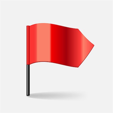 shaft - Flags. Vector Illustration Stock Photo - Budget Royalty-Free & Subscription, Code: 400-07462181