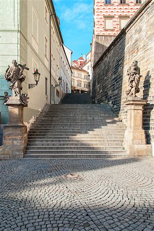 simsearch:400-05732427,k - Prague - Old Castle Stairs,  Czech Republic Stock Photo - Budget Royalty-Free & Subscription, Code: 400-07470313