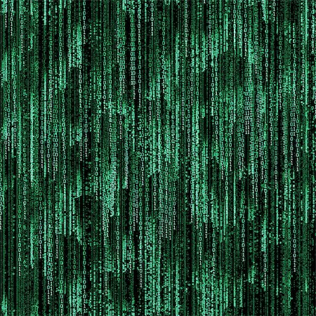 Green binary code on black background Stock Photo - Budget Royalty-Free & Subscription, Code: 400-07473147