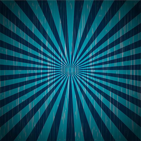Blue rays on grunge background. Vector illustration Stock Photo - Budget Royalty-Free & Subscription, Code: 400-07499426