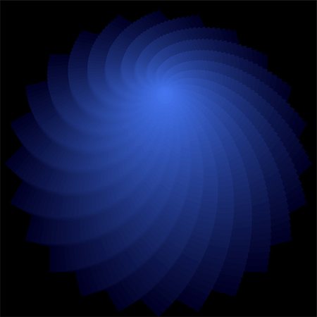revolve - Rotation shape. Abstract deep blue backdrop. Vector art. No gradient. Stock Photo - Budget Royalty-Free & Subscription, Code: 400-07499784