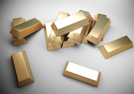 Golden bars concept Stock Photo - Budget Royalty-Free & Subscription, Code: 400-07504817