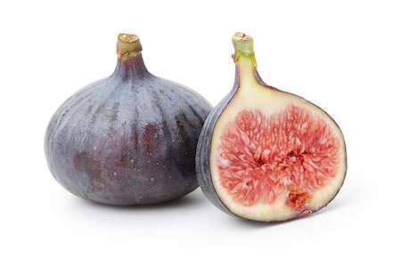 simsearch:824-07586124,k - fresh ripe figs, isolated on white background Stock Photo - Budget Royalty-Free & Subscription, Code: 400-07506472