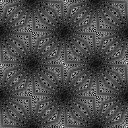 simsearch:400-07551724,k - Design seamless rhombus striped pattern. Abstract geometric monochrome background. Speckled texture. Vector art Photographie de stock - Aubaine LD & Abonnement, Code: 400-07507330