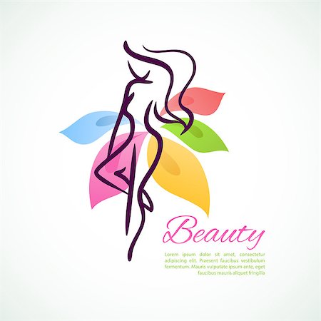 Vector illustration (eps 10) of Beautiful woman Stock Photo - Budget Royalty-Free & Subscription, Code: 400-07501915