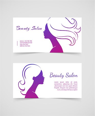 female hair icons - Vector illustration (eps 10) of Stock Photo - Budget Royalty-Free & Subscription, Code: 400-07501924