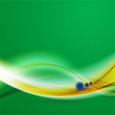 Waves abstract background in Brazilian colors Stock Photo - Budget Royalty-Free & Subscription, Code: 400-07518224