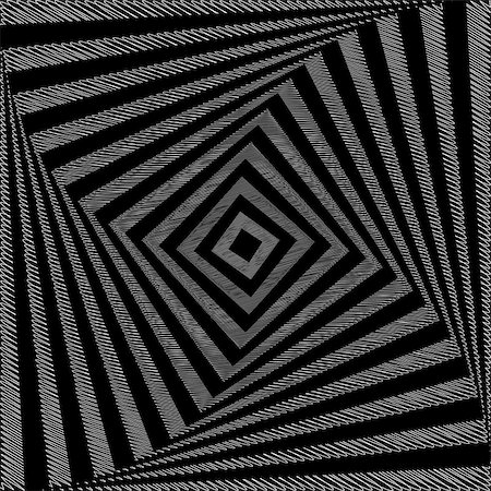 quadrangle - Design monochrome twirl movement square geometric background. Abstract doodle strip torsion backdrop. Vector-art illustration Stock Photo - Budget Royalty-Free & Subscription, Code: 400-07518728