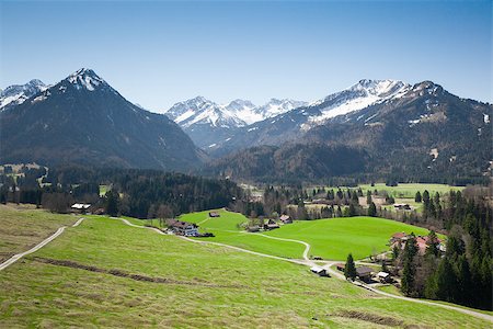 An image of the beautiful alps at Garmisch Partenkirchen Bavaria Germany Stock Photo - Budget Royalty-Free & Subscription, Code: 400-07525527
