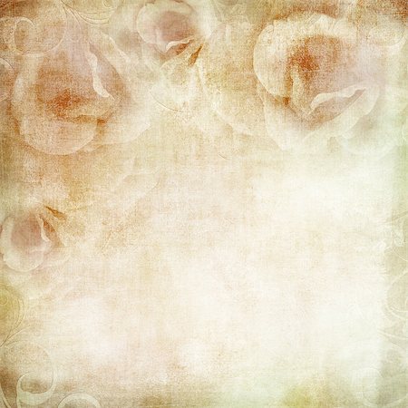 wedding background with roses Stock Photo - Budget Royalty-Free & Subscription, Code: 400-07544394