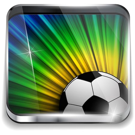 simsearch:400-07544917,k - Vector - Brazil Flag with Soccer Ball Background Stock Photo - Budget Royalty-Free & Subscription, Code: 400-07546644