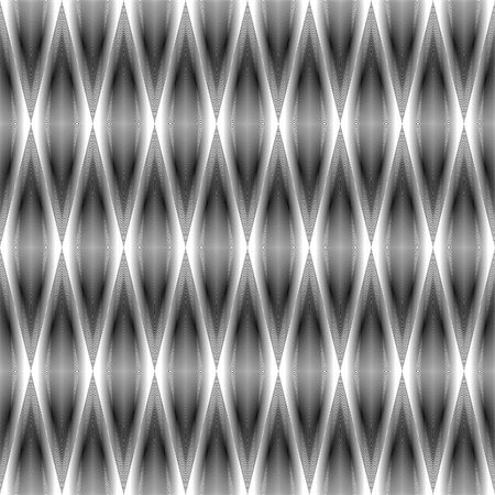 simsearch:400-07551724,k - Design seamless monochrome diamond pattern. Abstract geometrical textured background. Vector art. No gradient Photographie de stock - Aubaine LD & Abonnement, Code: 400-07555709