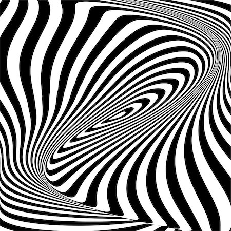 Design monochrome vortex movement illusion background. Abstract stripy torsion backdrop. Vector-art illustration Stock Photo - Budget Royalty-Free & Subscription, Code: 400-07555739