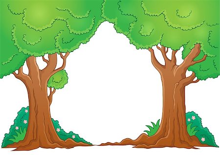 environmental theme - Tree theme image 7 - eps10 vector illustration. Stock Photo - Budget Royalty-Free & Subscription, Code: 400-07556784