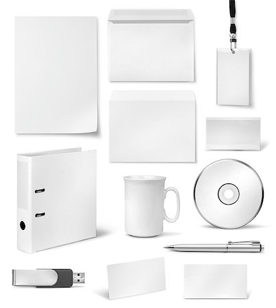 Realistic corporate visual brand identity blank design templates Photographie de stock - Aubaine LD & Abonnement, Code: 400-07568260