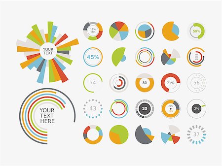 earth pins - Infographic Elements Pie chart set icon Stock Photo - Budget Royalty-Free & Subscription, Code: 400-07568741